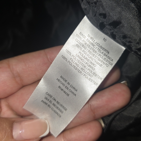 Kensie Girl Black Puffer Vest - Picture 5 of 10